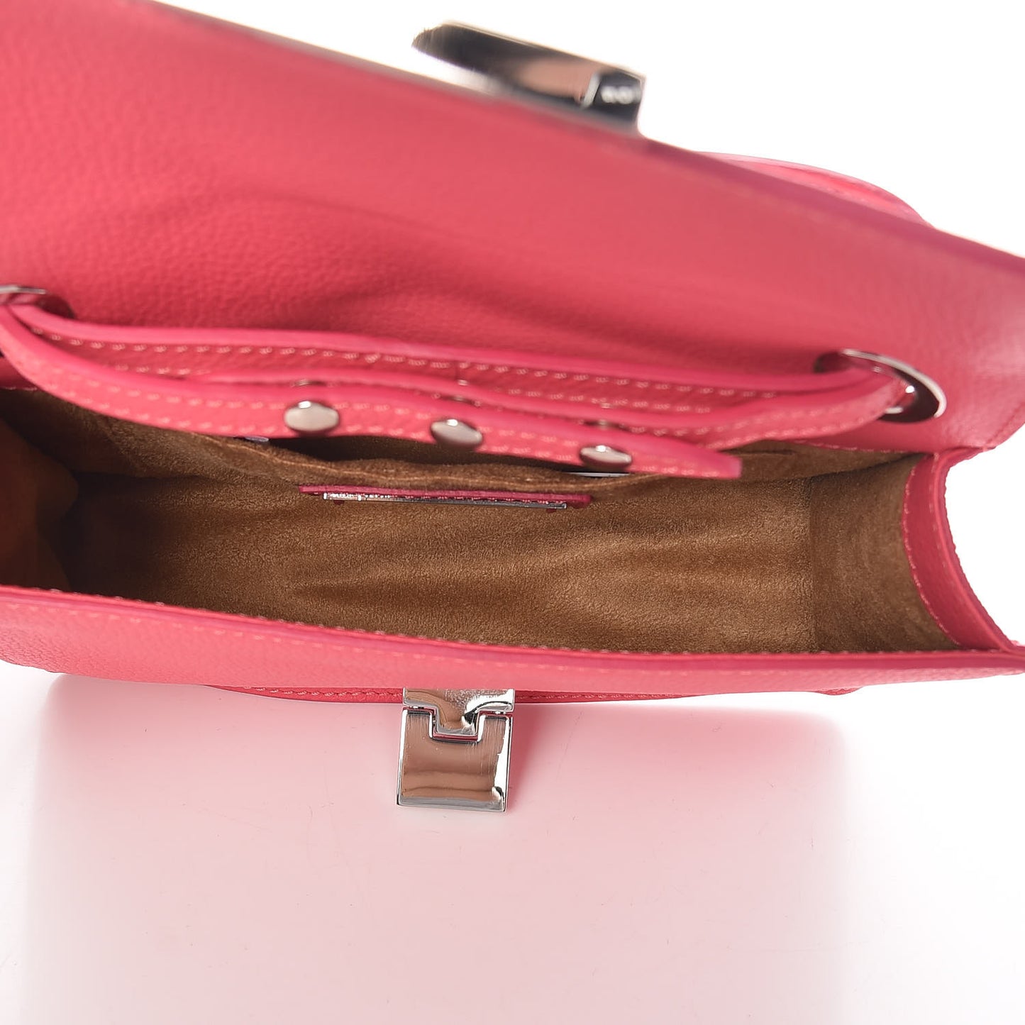 Soft Grainy Goatskin Rebel Crossbody Pink