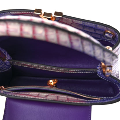 Louis Vuitton Crocodile Ombre BB Capucines Pink 5 of 9