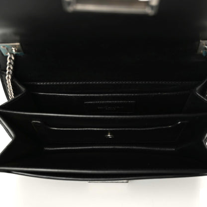 Saint Laurent Calfskin Metropolis Chain Shoulder Bag Black 8 of 10