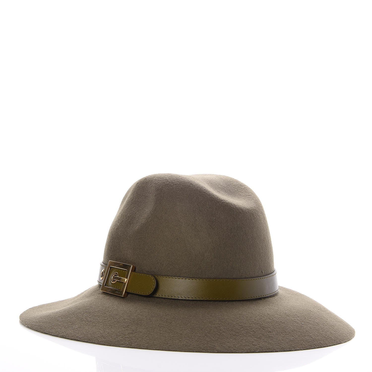 Gucci Felt Havana Hat M Olive 3 of 6