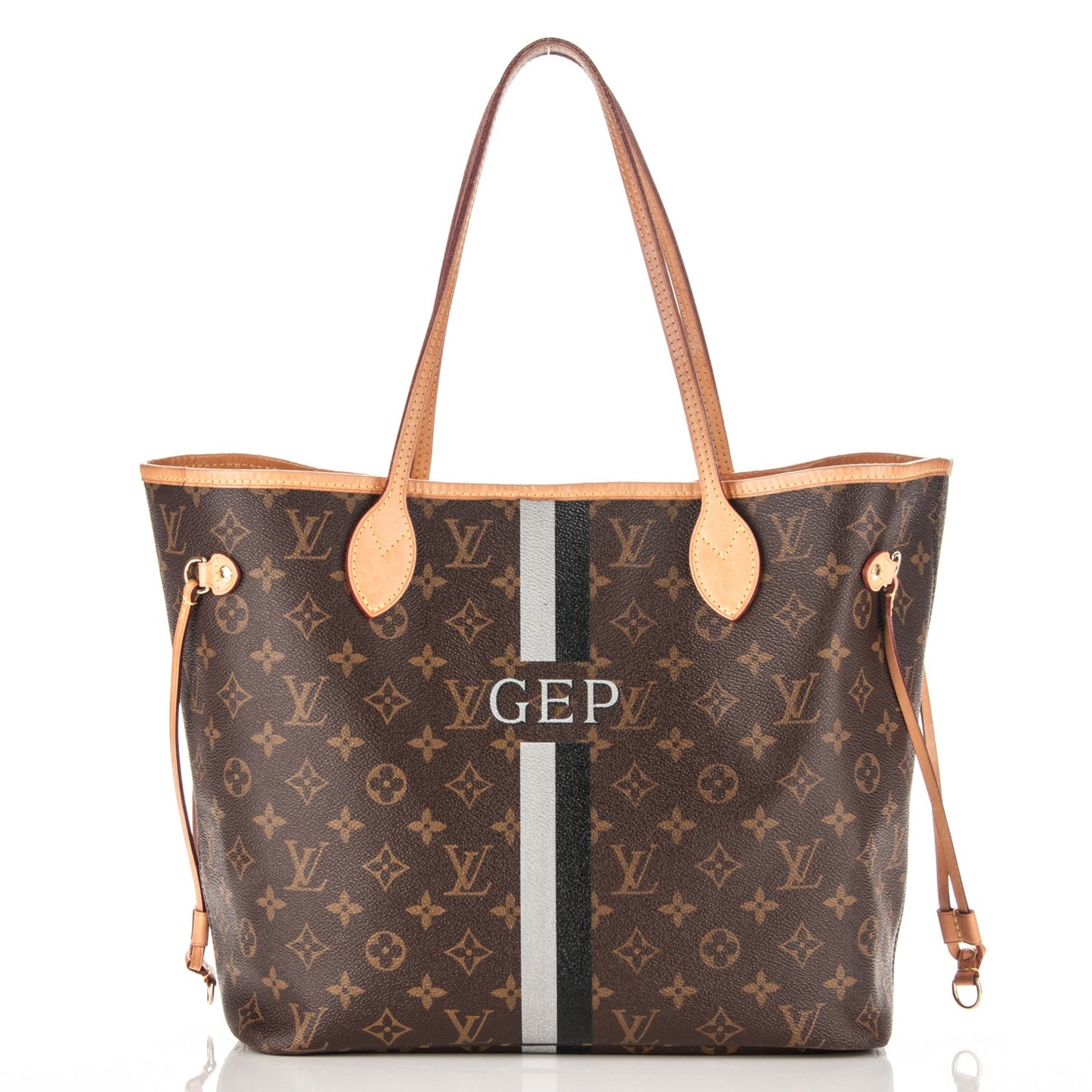 Monogram My LV Heritage Neverfull MM Black Gris