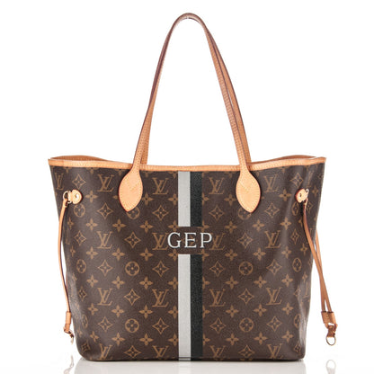 Louis Vuitton Monogram My LV Heritage Neverfull MM Black Gris 3 of 9