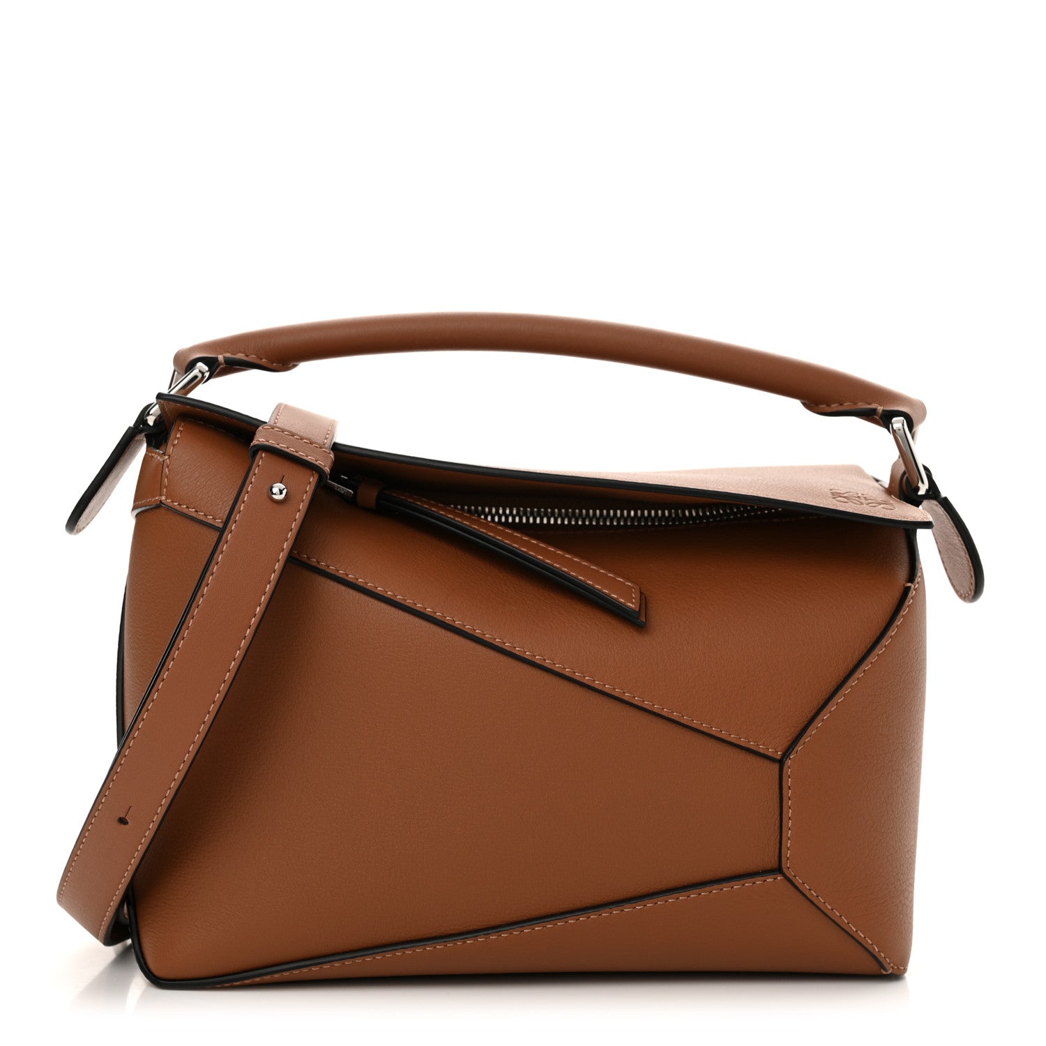 Loewe Calfskin Small Puzzle Edge Bag Tan 1 of 10