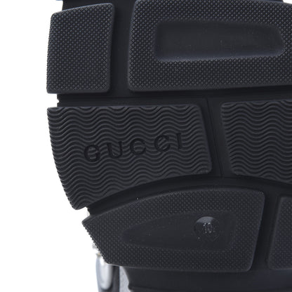 Gucci X SEGA Mesh Technical Canvas Calfskin Reflective Mens Flashtrek Sneakers 10 Silver Black 6 of 8