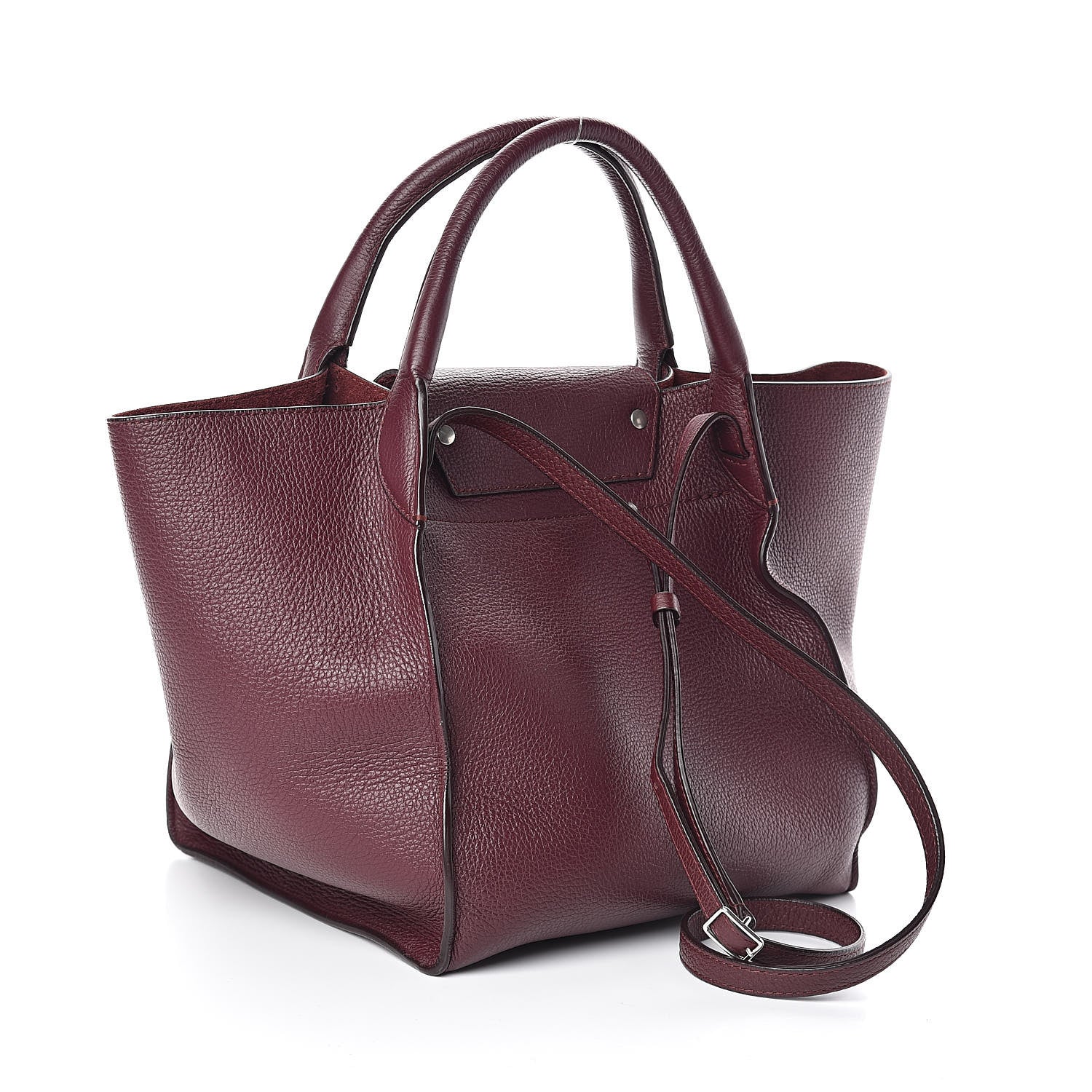 Celine Supple Grained Calfskin Small Big Bag Wine 3 of 10