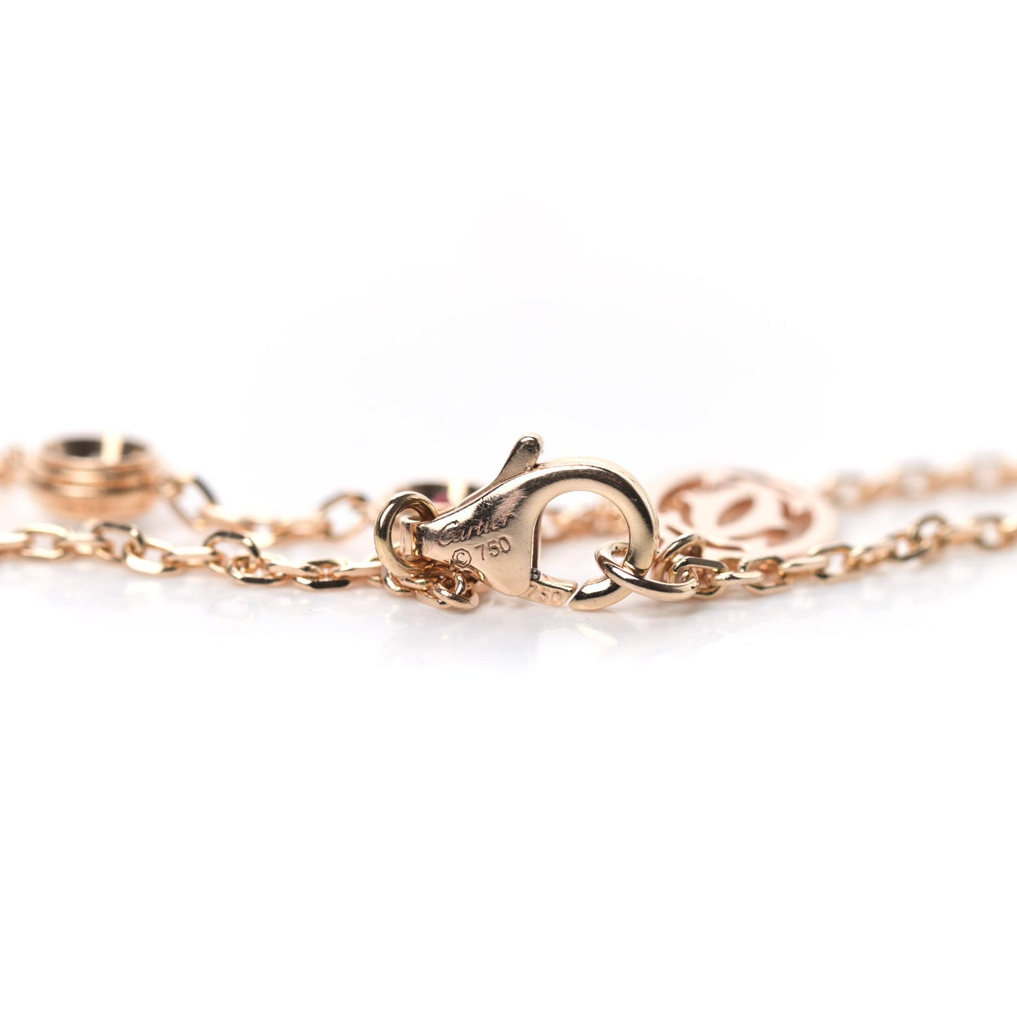 18K Pink Gold Diamond Pink Sapphire D'Amour Bracelet