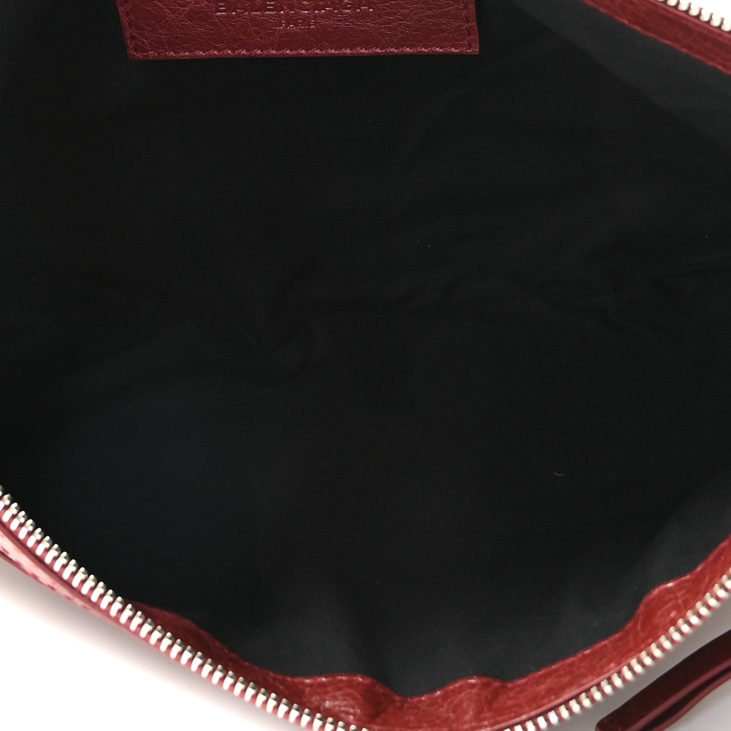 Balenciaga Agneau Arena Classic Hardware Medium Clip Rouge Grenat 5 of 9