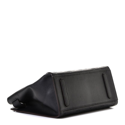 MCM Calfskin Ottomar Monogram Medium Essential Tote Black 3 of 5