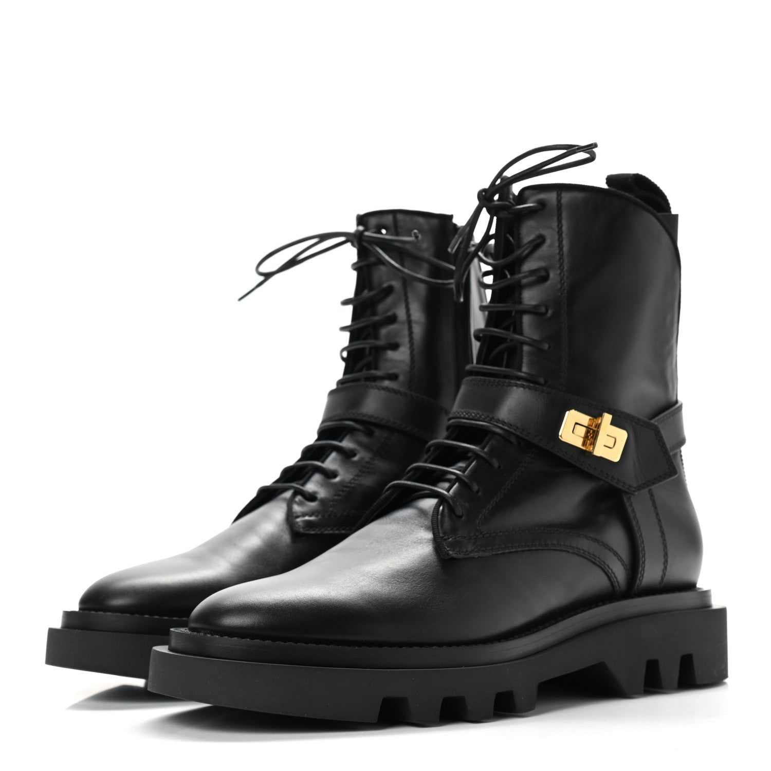 Givenchy Calfskin Eden Ankle Boots 37.5 Black 3 of 7