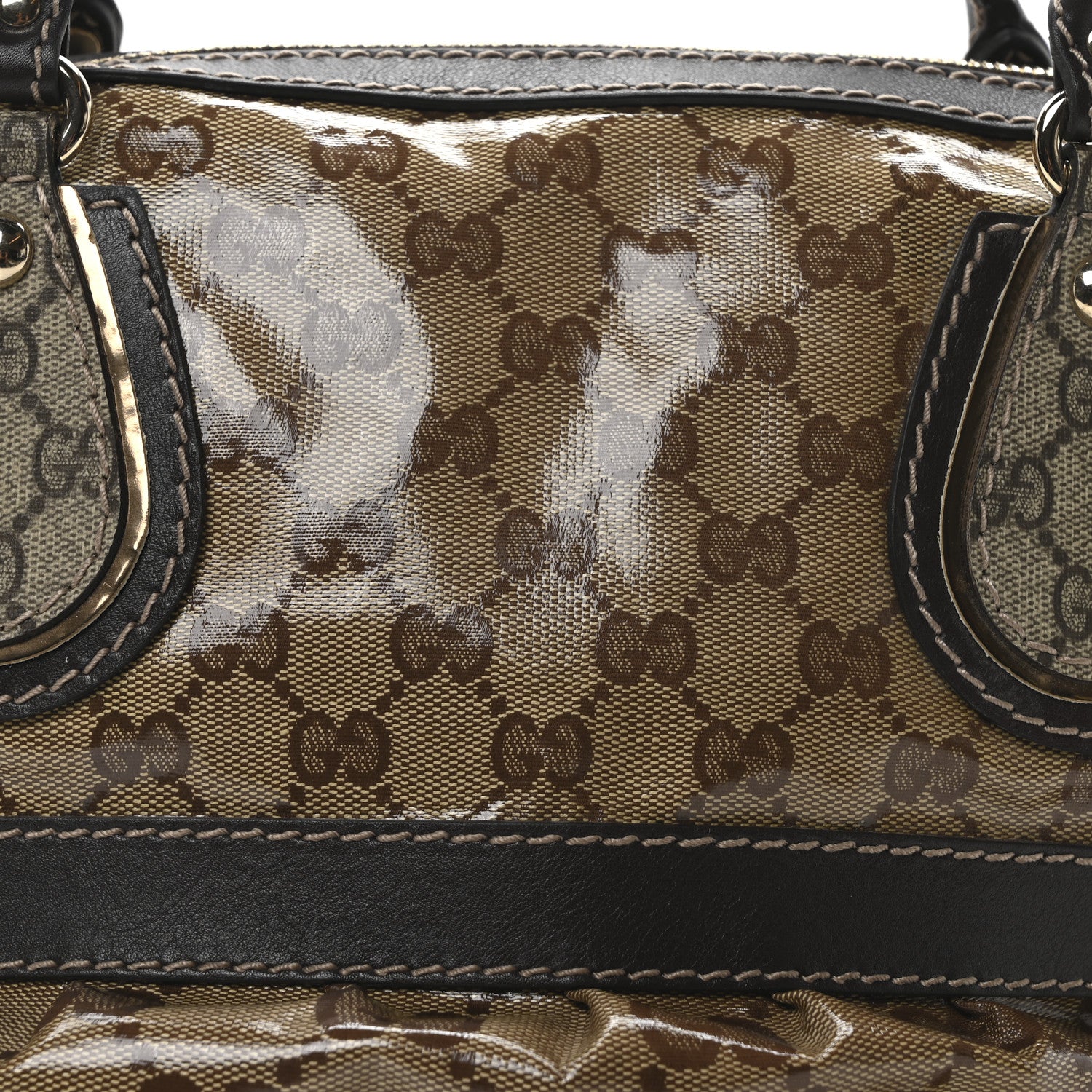 Gucci Crystal Monogram Medium Mix Dark Brown 8 of 10