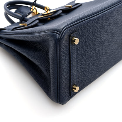 Hermes Togo Birkin 25 Bleu Nuit 10 of 11