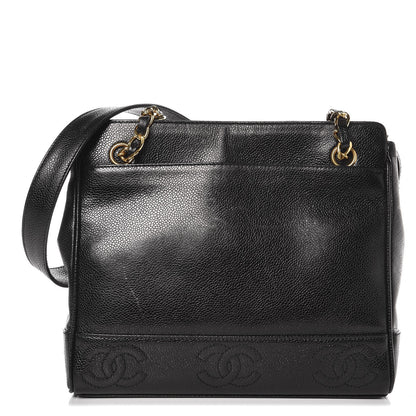 Chanel Caviar CC Shoulder Bag Black 1 of 12