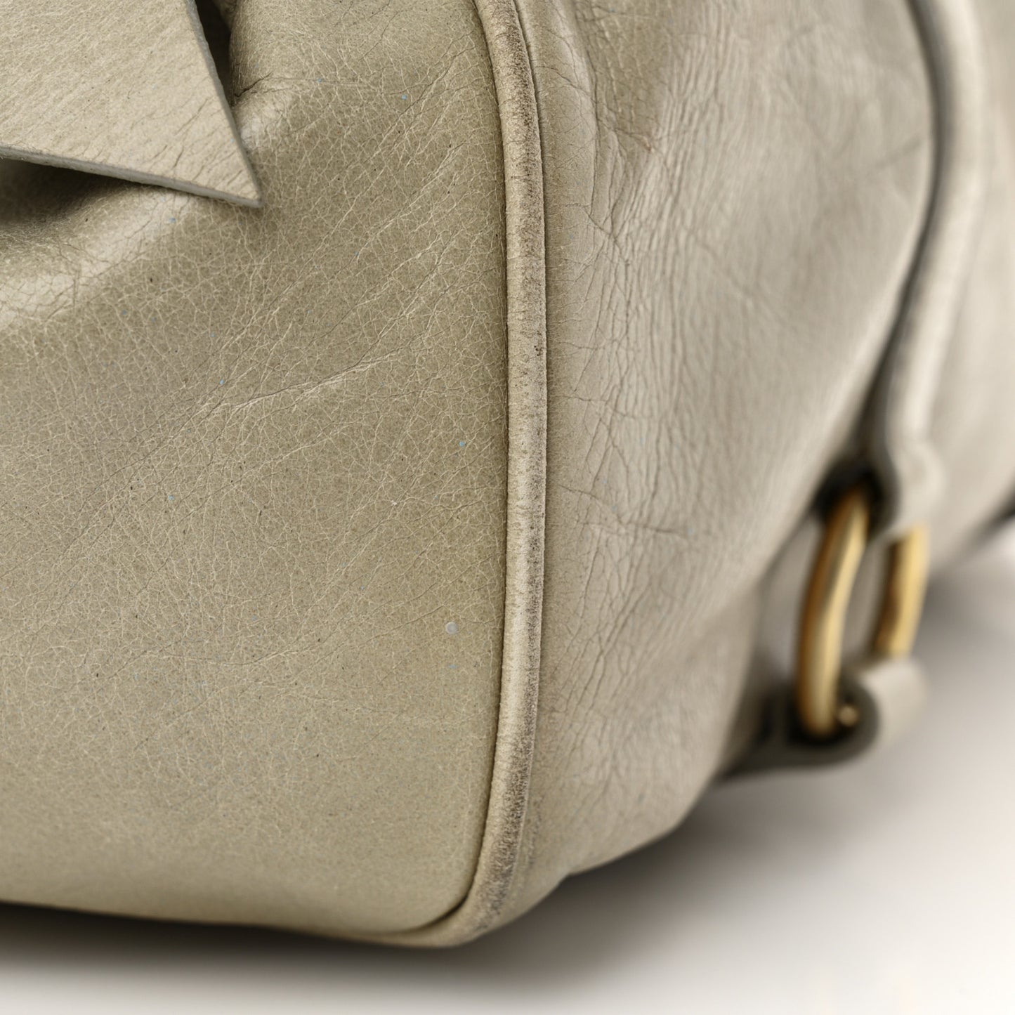 Vitello Lux Medium Bow Bag Grey