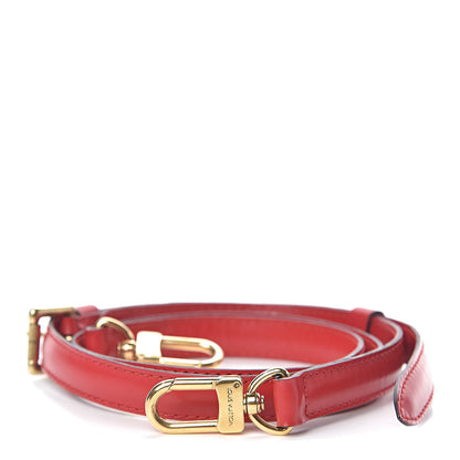 Louis Vuitton Calfskin16mm Adjustable Shoulder Strap Red 1 of 3