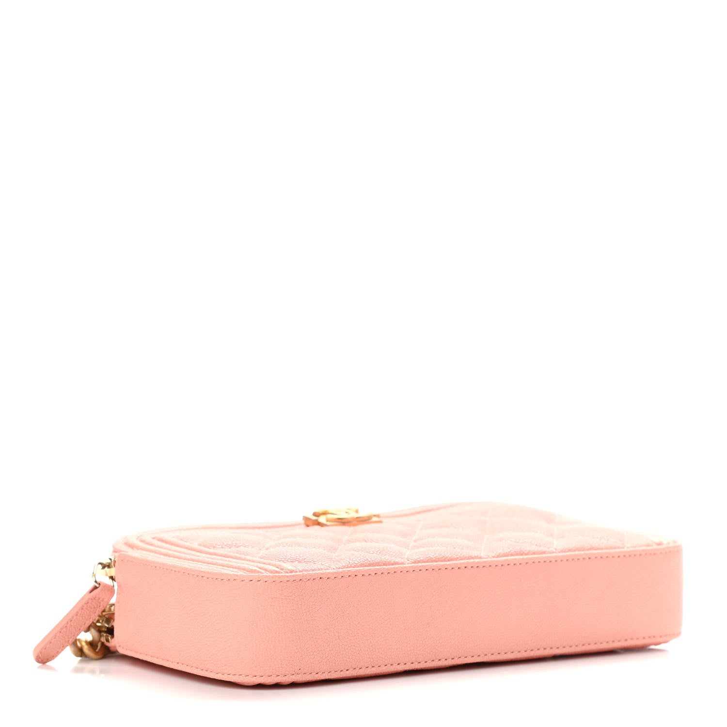Chanel Caviar Quilted Small Boy Clutch With Chain Light Pink 4 of 13