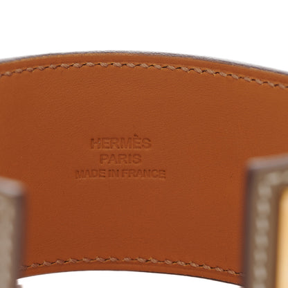 Hermes Swift Collier de Chien CDC Bracelet T2 Etoupe 4 of 7