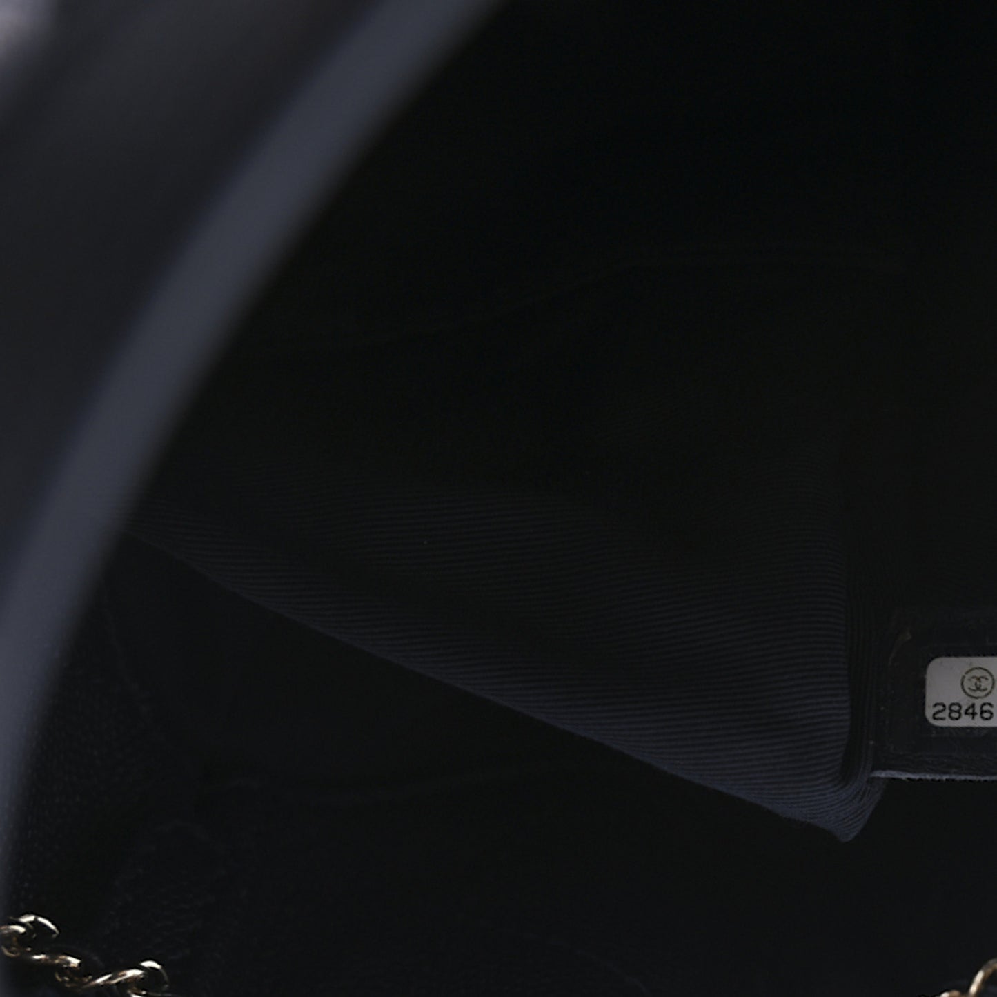 Caviar Quilted Large Rolled Up Bucket Drawstring Bag Navy