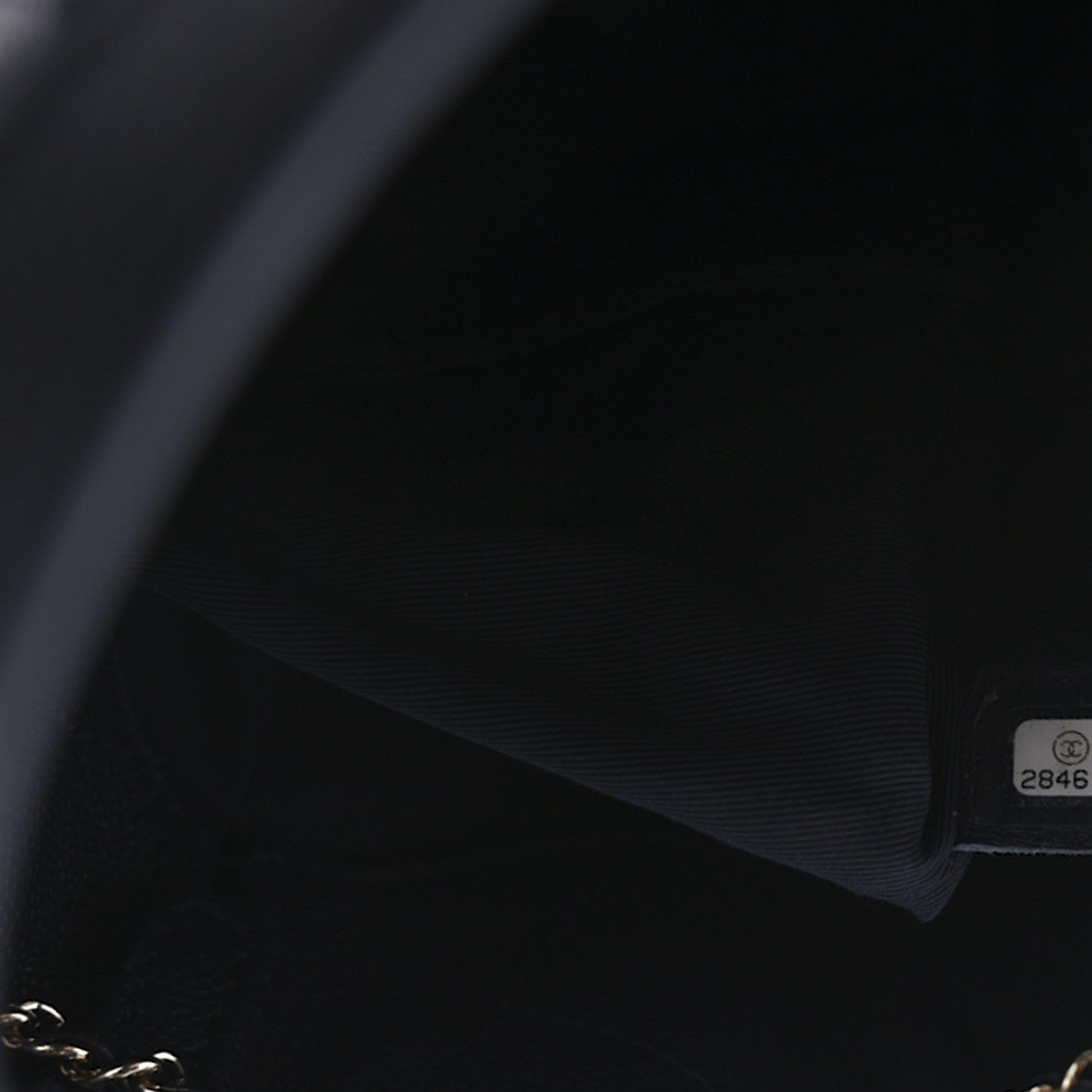 Chanel Caviar Quilted Large Rolled Up Bucket Drawstring Bag Navy 7 of 10