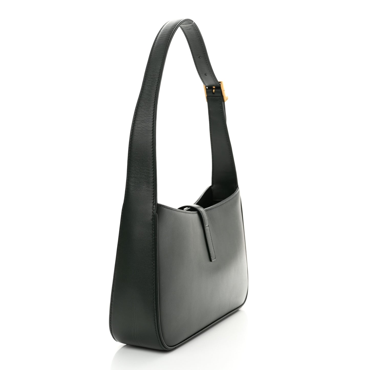 Smooth Calfskin Le 5 A 7 Hobo Vert Fonce