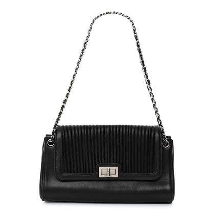 Chanel Lambskin Vertical Quilted Accordion Reissue Flap Black 1 of 10