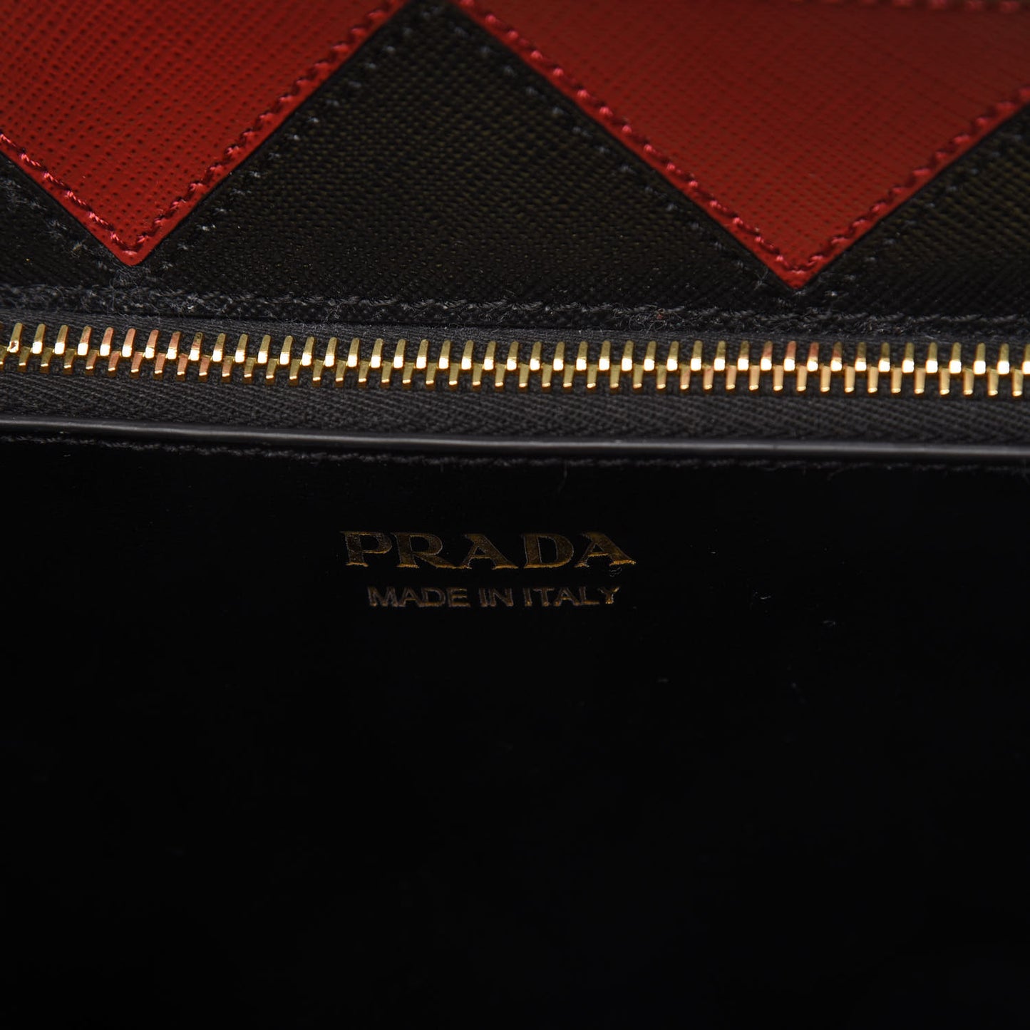 Saffiano City Calfskin Greche Paradigme Bag Black Fuoco