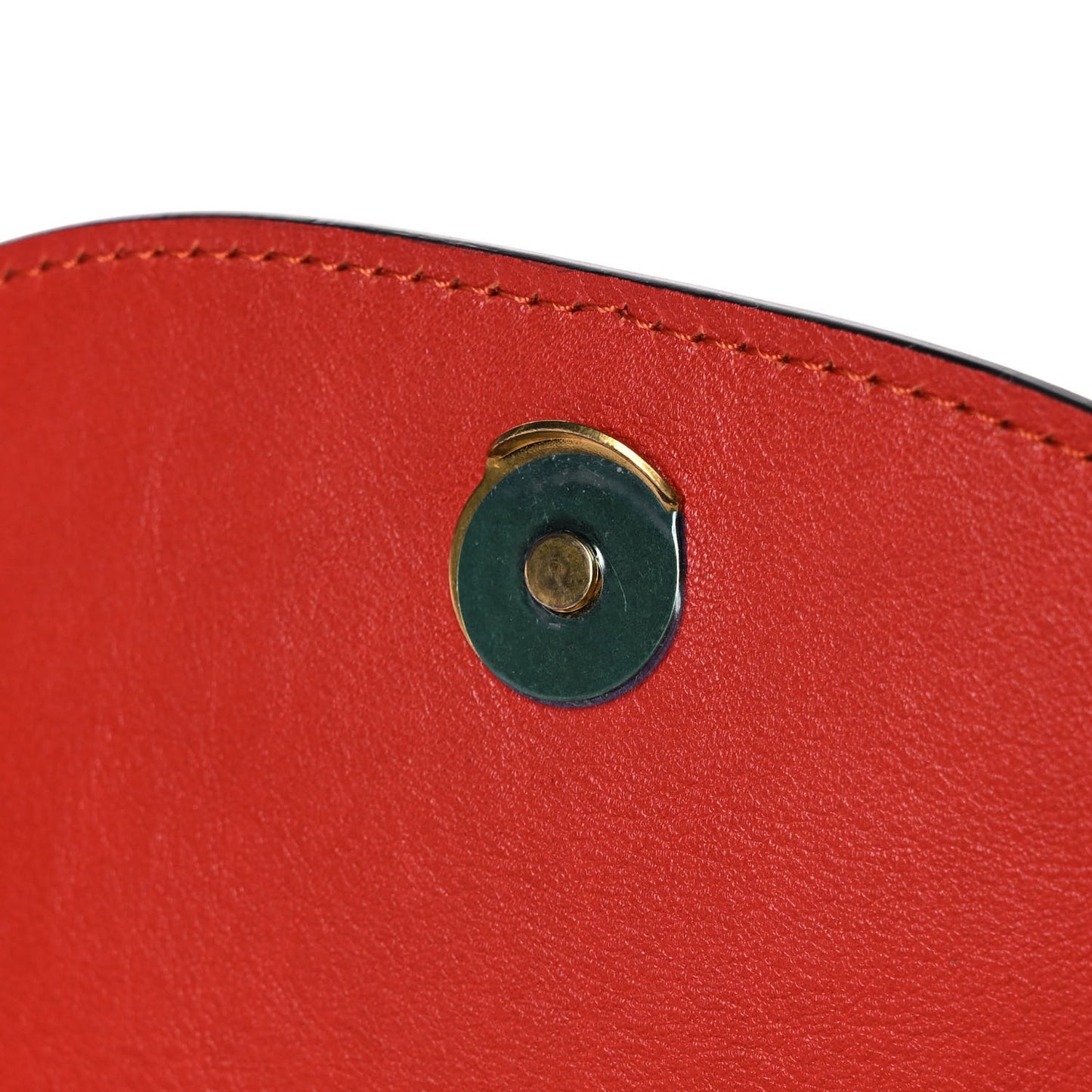 Calfskin Small Nile Bracelet Bag Earthy Red