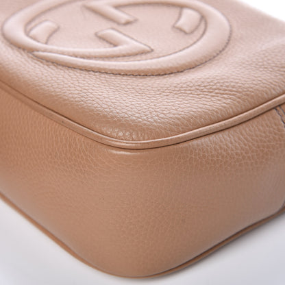 Gucci Pebbled Calfskin Small Soho Disco Bag Camelia 6 of 15