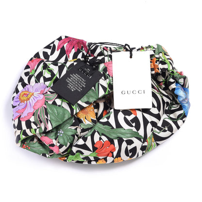 Gucci Silk G Rhombus Flora Print Headband M Multicolor 3 of 3