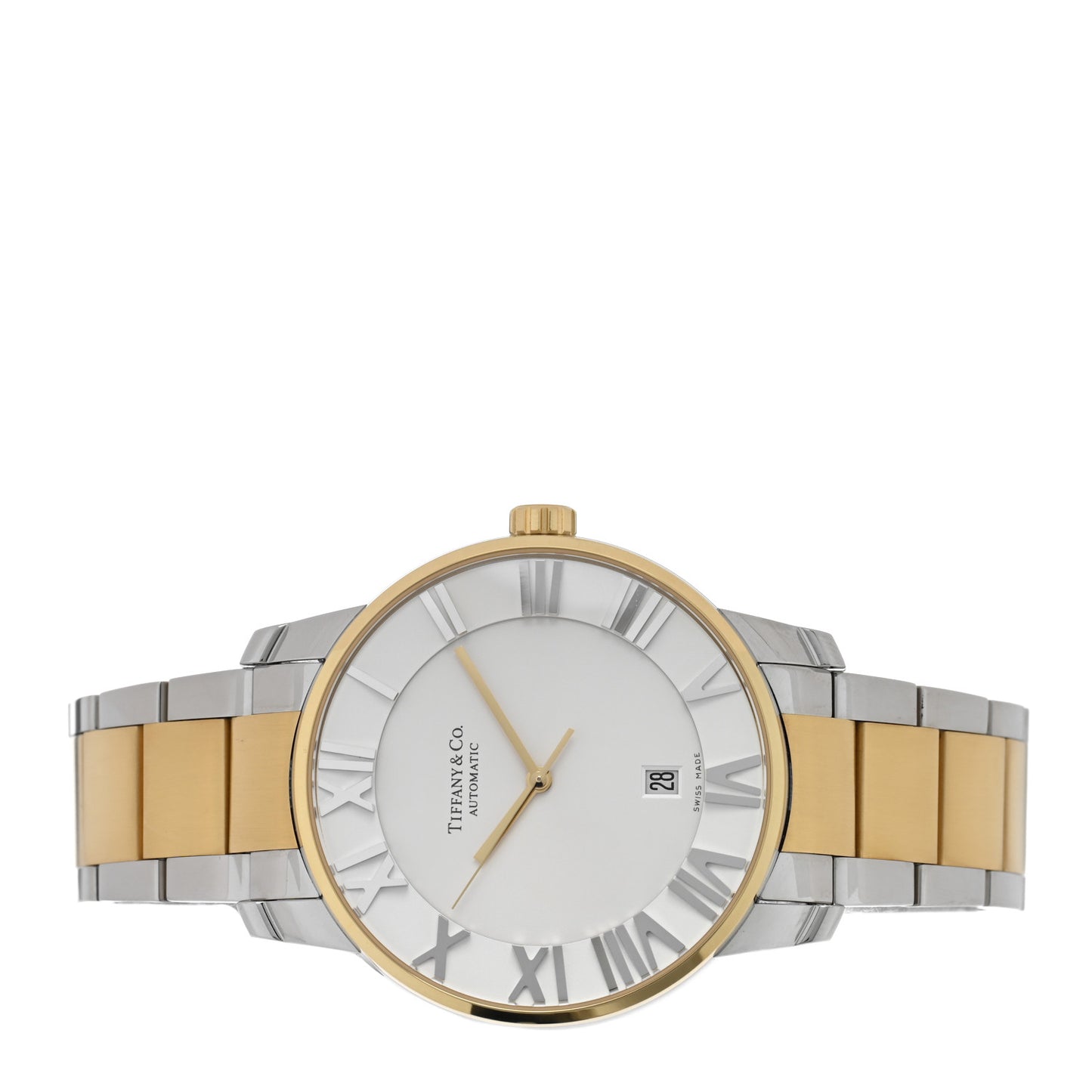 Stainless Steel 18K Yellow Gold 42mm Atlas Automatic Watch