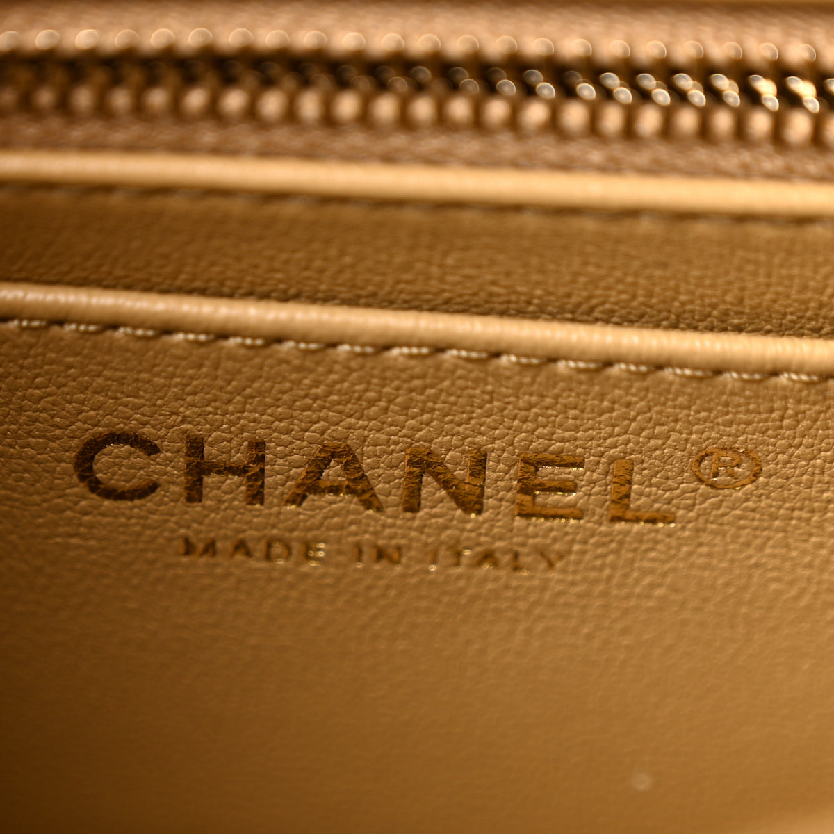 Chanel Lambskin Quilted Mini Rectangular Pearl Crush Flap Beige 5 of 9