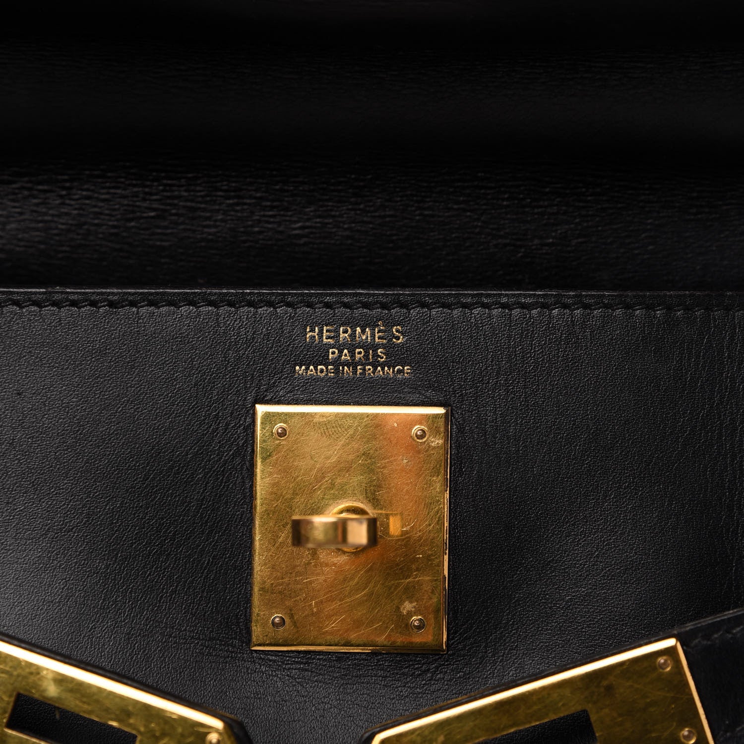 Hermes Box Kelly Retourne 32 Black 8 of 11