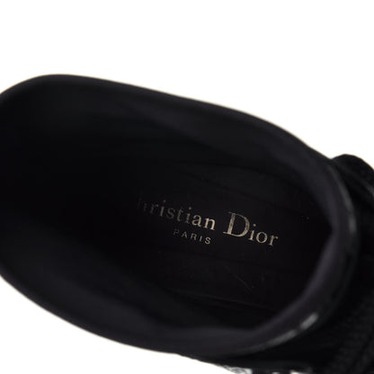 Christian Dior Calfskin Tartan D-Order Low Boot 39 Black White 7 of 7
