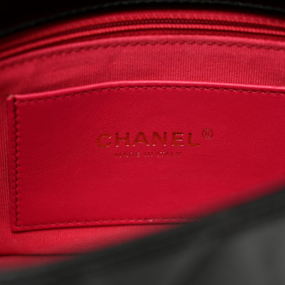 Chanel Lambskin Plexiglass Quilted Coco Love Flap Black 7 of 10