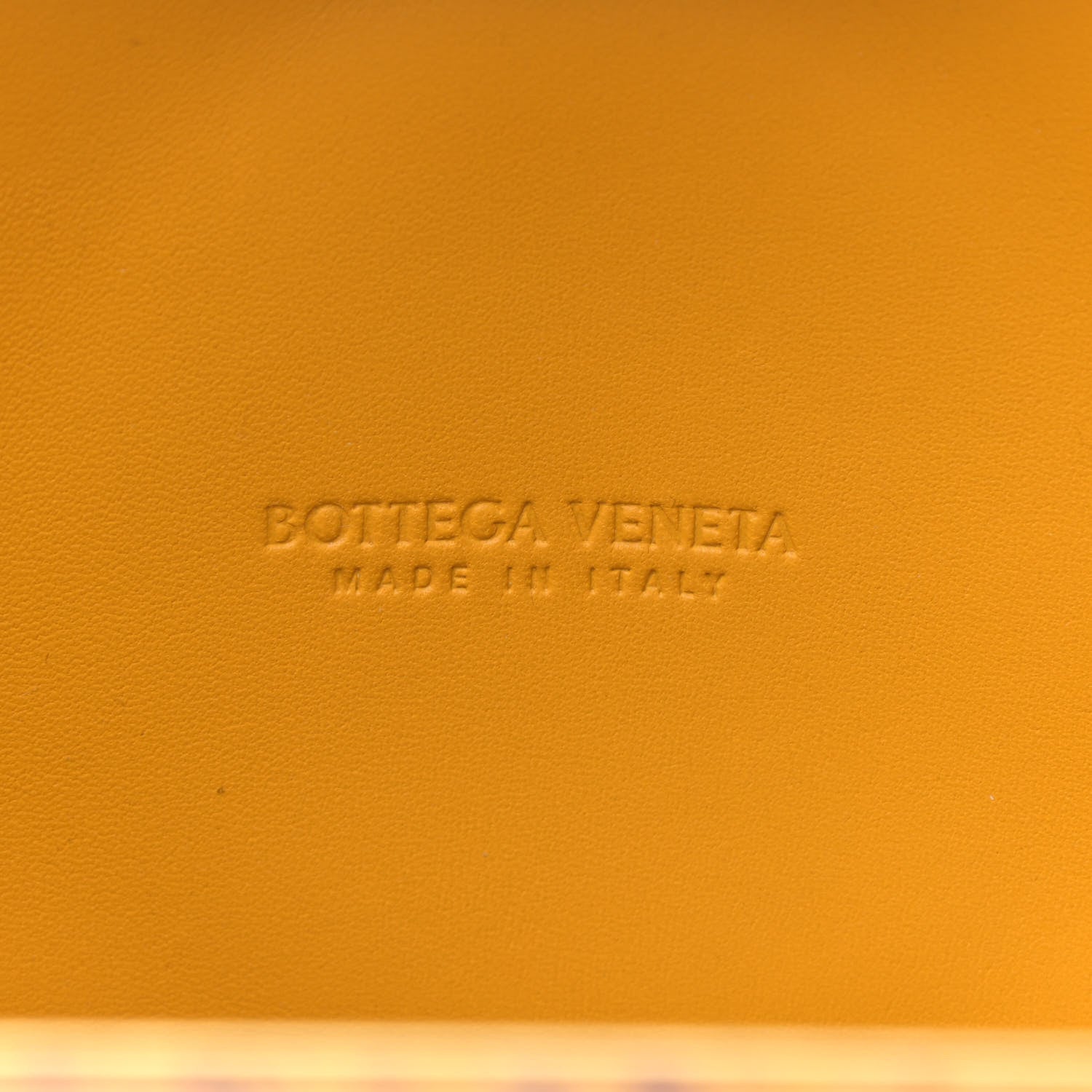 Bottega Veneta Spazzolato Calfskin Chain Clutch Gold Marble 6 of 11
