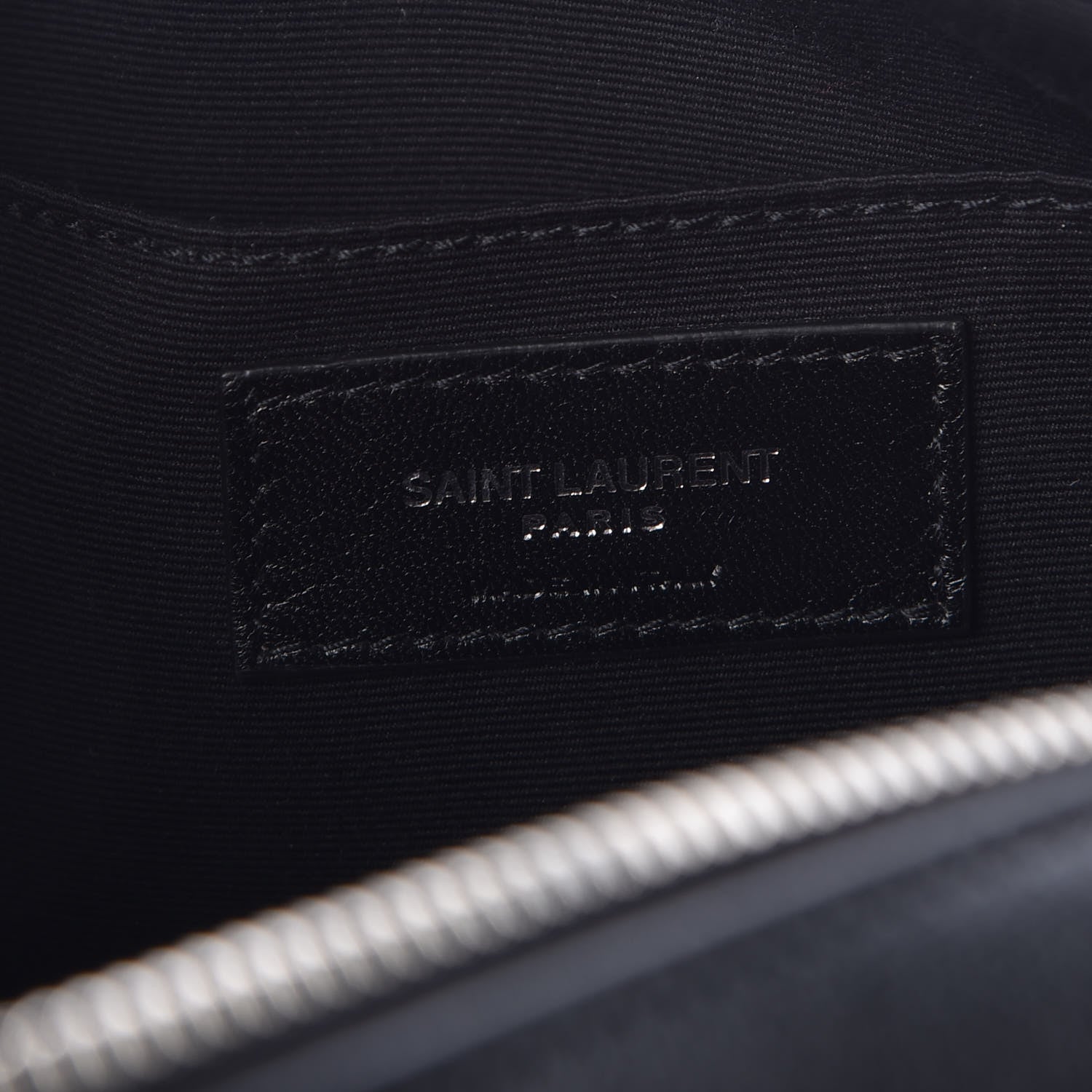Saint Laurent Lambskin Monogram Small Lou Camera Bag Black 6 of 7