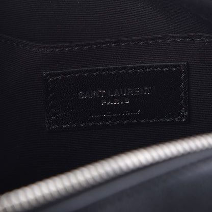 Saint Laurent Lambskin Monogram Small Lou Camera Bag Black 6 of 7