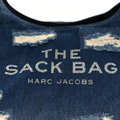Marc Jacobs Denim Medium The Sack Bag Punk Indigo 8 of 12