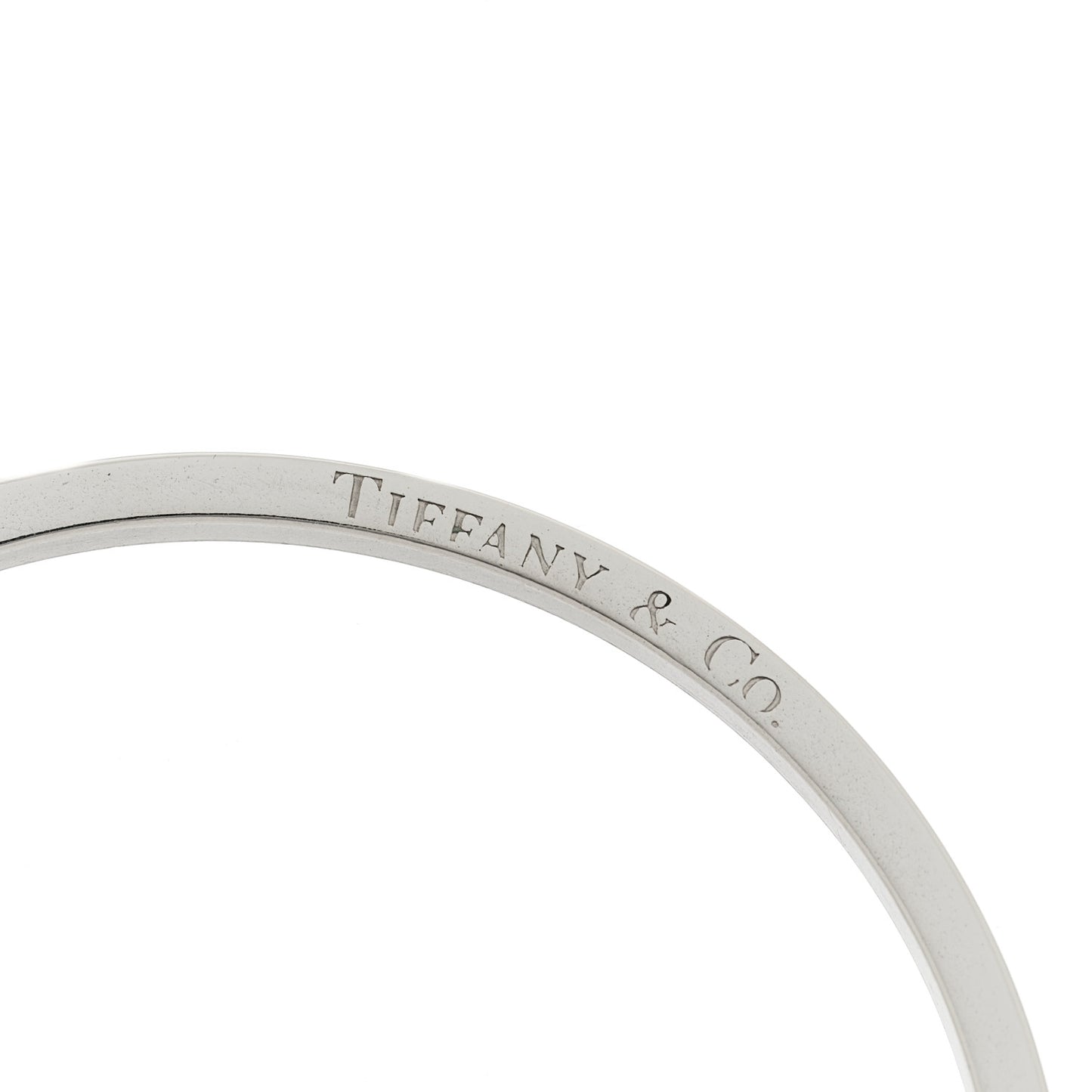 Sterling Silver Logo Bangle Bracelet