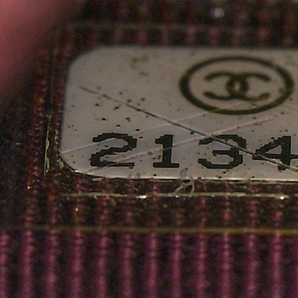 Chanel Caviar Quilted Wallet on Chain WOC Burgundy 8 of 14