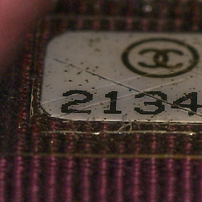 Chanel Caviar Quilted Wallet on Chain WOC Burgundy 8 of 14