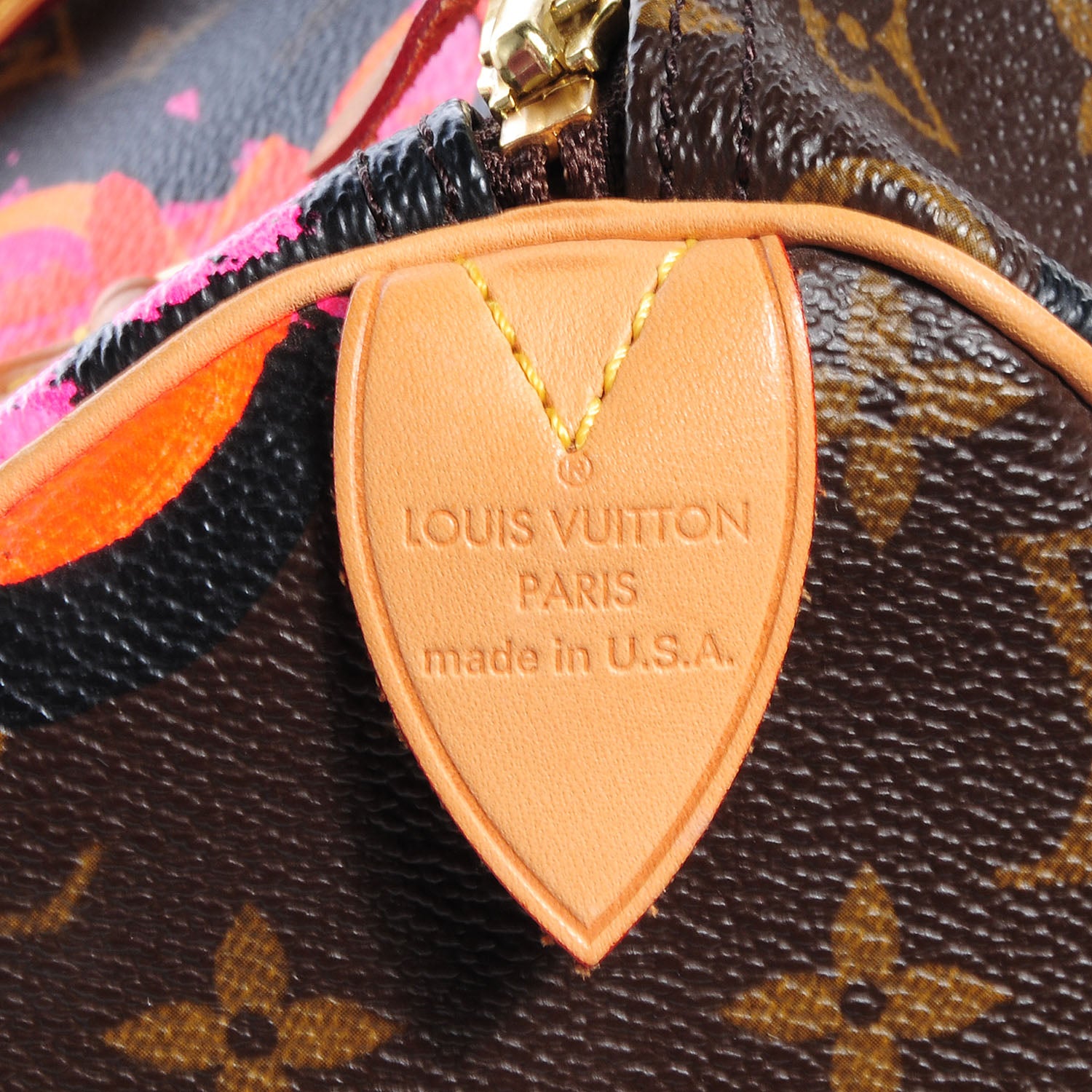 Louis Vuitton Monogram Roses Speedy 30 6 of 7