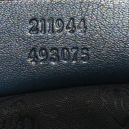 Gucci Metallic Guccissima Medium Sukey Tote Blue 7 of 10