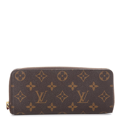 Louis Vuitton Monogram Clemence Wallet Fuchsia 1 of 5