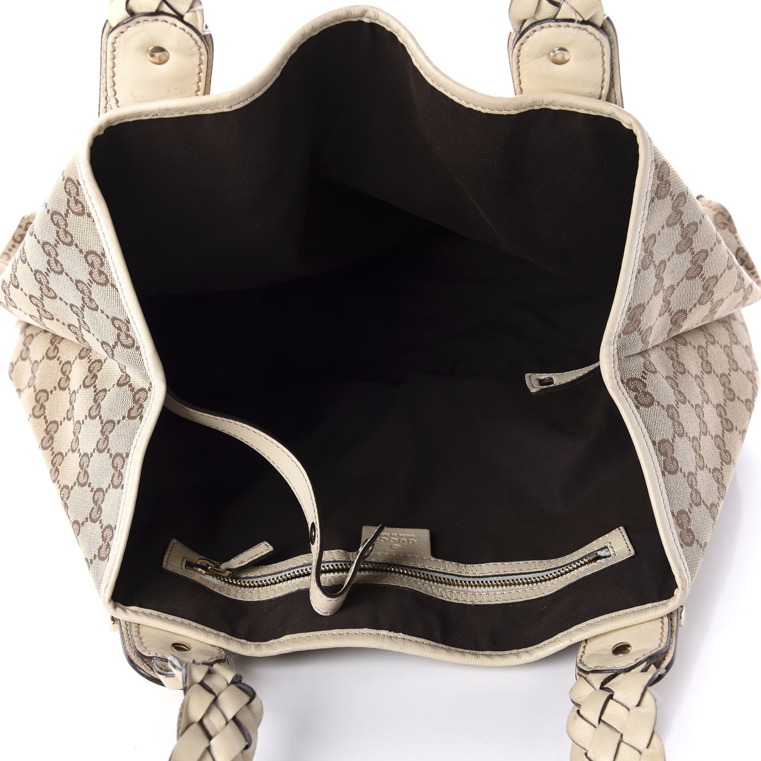 Gucci Monogram Medium Pelham Shoulder Bag Off White 5 of 11