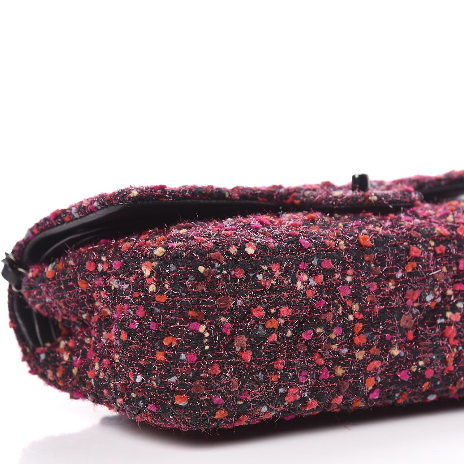 Chanel Tweed Quilted Medium Double Flap Multicolor 5 of 14