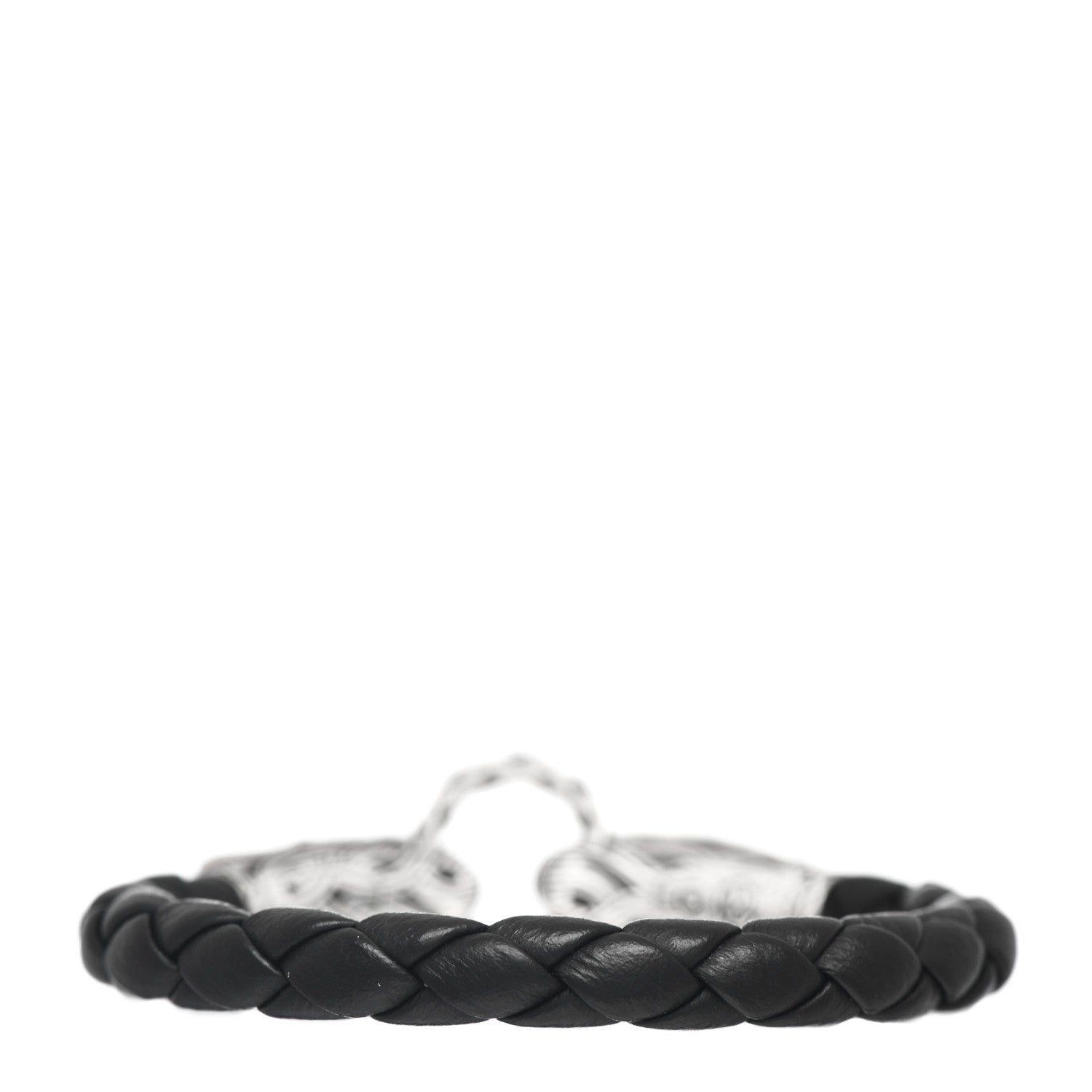 John Hardy Sterling Silver Leather Naga Dragon Legend Bracelet Black 5 of 6