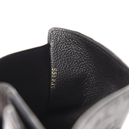 Louis Vuitton Empreinte Compact Curieuse Wallet Black 7 of 7