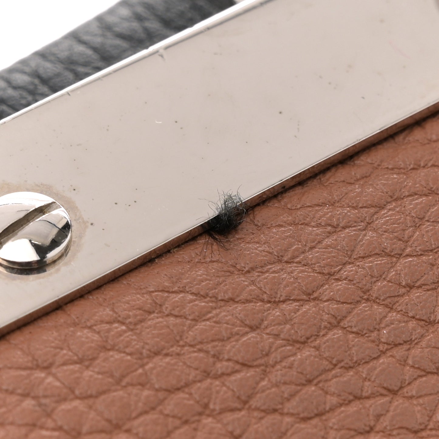 Cuoio Romano Selleria Bi-Color Medium Peekaboo Iconic Satchel Black Mou