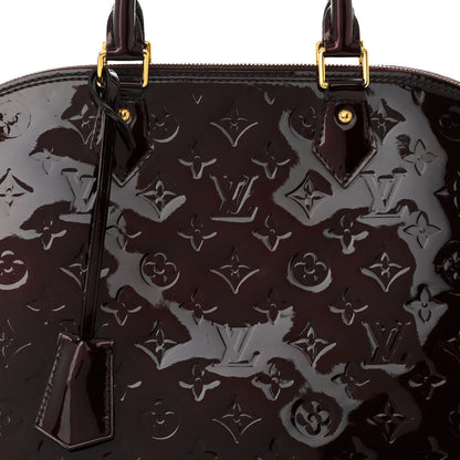 Louis Vuitton Vernis Alma GM Amarante 7 of 11