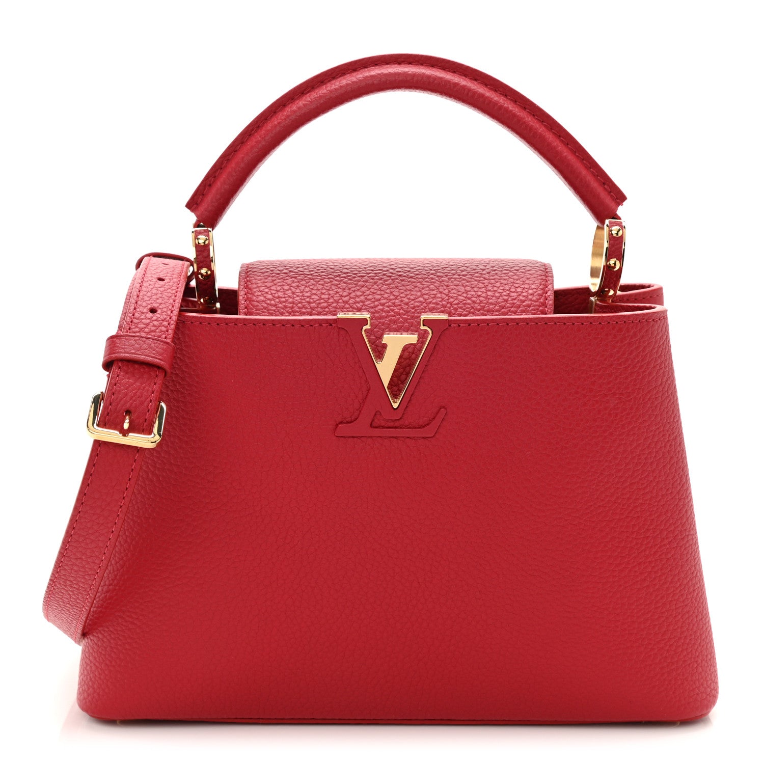 Louis Vuitton Taurillon Capucines BB Scarlet Red 1 of 10